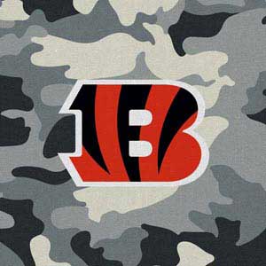 NFL Cincinnati Bengals Camo Moto E5 Play Skin